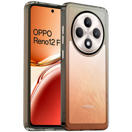 Чoхол до Oppo Reno 12FS / 12F, Fusion Hybrid, прозорий / чорний