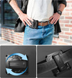 Бронированный чехол для Samsung Galaxy Z Flip 4 5G, Dexnor Clip Holder, чёрный