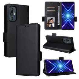 Чoхол до HTC U24 Pro 5G, Wallet Litchi Leather, чорний