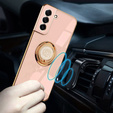 Чехол до Samsung Galaxy S21 FE, Electro Ring, розовый