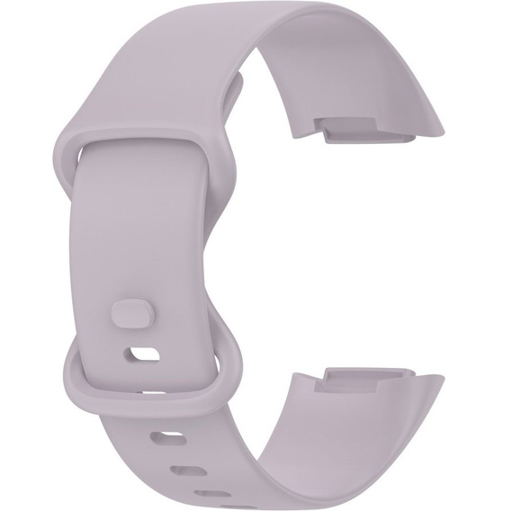 Резиновый браслет Softband для  Fitbit Charge 5 - Light Purple