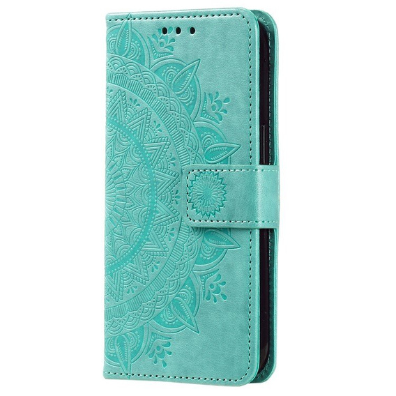 Чохол-книжка для Samsung Galaxy A55 5G, Mandala Flower, зелений