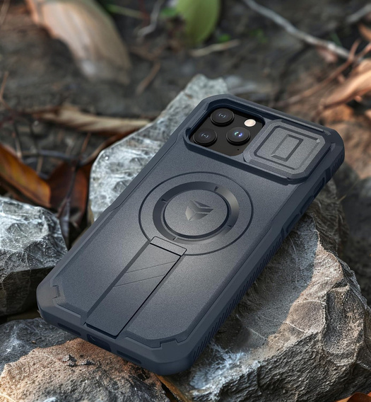 Броньований чохол для iPhone 15, Dexnor CamProtect MagSafe, зелений (Дві рамки)