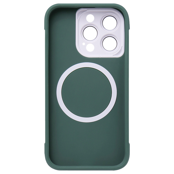 Чохол для iPhone 15 Pro Max, ERBORD Armor Mag, зелений