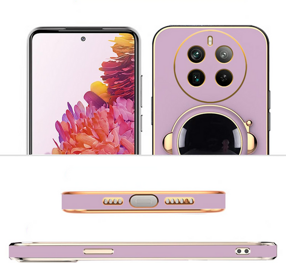 Чoхол до Realme 12 Pro 5G / 12 Pro+ 5G, Astronaut, фіолетовий