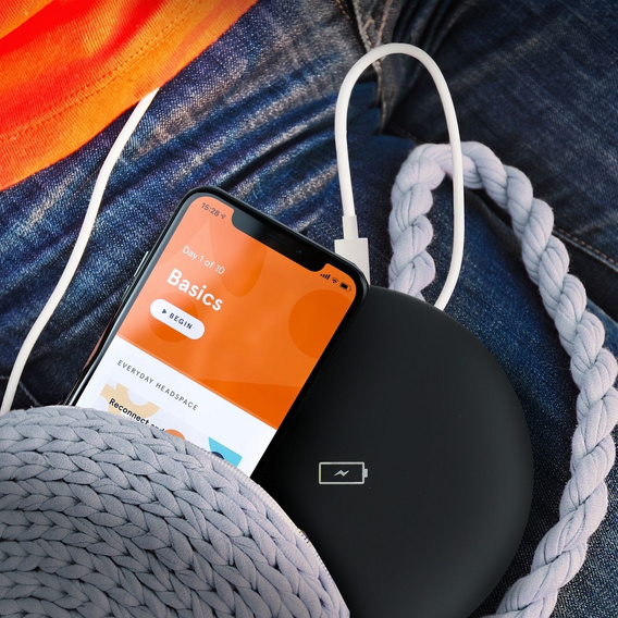 Індукційний зарядний пристрій Forcell Quick Charge, 15W, Black