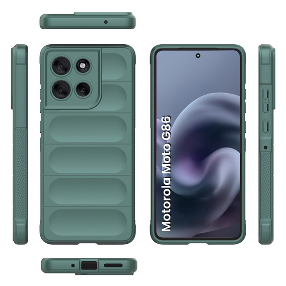 Чехол до Motorola Moto G86 Power 5G, Gaming Shockproof, зелёный