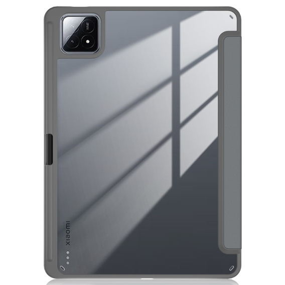Чехол для Xiaomi Pad 6S Pro 12.4, Smartcase Hybrid, с местом для стилуса, серый