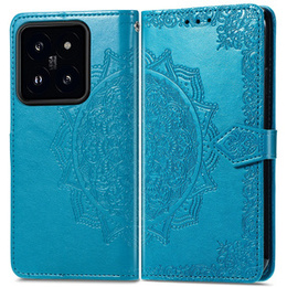 Откидной чехол для Xiaomi 14T, Mandala, синий