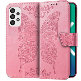 Чохол-книжка для Samsung Galaxy A33 5G, Butterfly, рожевий