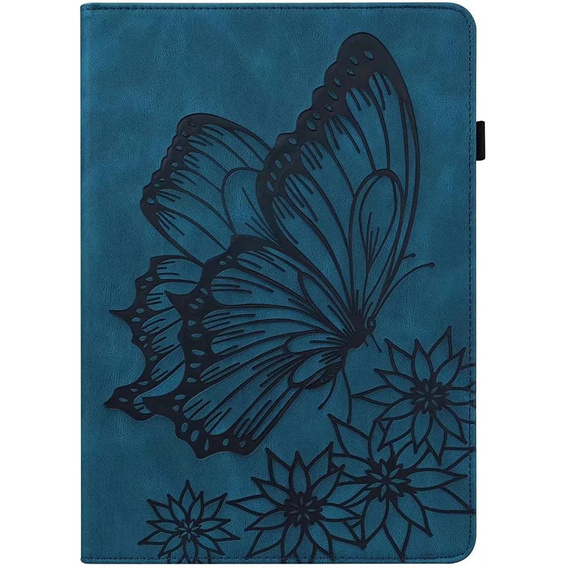Чехол до Lenovo Tab M9, Wallet Pen Slot, butterflies, коричневый
