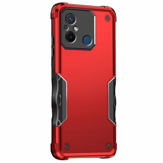 Броньований чохол для Xiaomi Redmi 12C, Dual-Layer, червоний