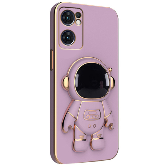 Чoхол до Oppo Reno 7 5G, Astronaut, фіолетовий