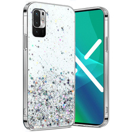 Чoхол до Xiaomi Redmi Note 10 5G / Poco M3 Pro 5G, Glittery, прозорий