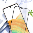 Скло загартоване захисне скло Amorus Full Glue для Samsung Galaxy A25 5G, чорна рамка