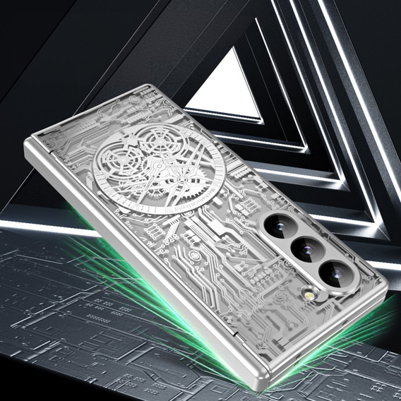 Чехол для Samsung Galaxy Z Fold6 5G, Mechanical Legend, серебряный