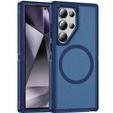 Чехол с рамкой для Samsung Galaxy S24 Ultra, для MagSafe, синий