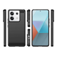 Чехол до Xiaomi Redmi Note 13 Pro 5G, Carbon, чёрный