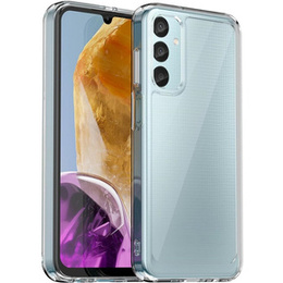 Чехол до Samsung Galaxy M15 5G, Fusion Hybrid, прозрачный / черный