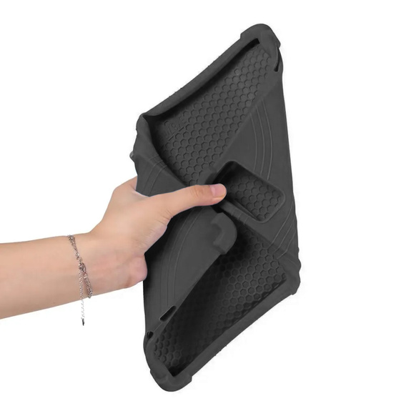 Силиконовый чехол для Xiaomi Redmi Pad SE 11", Impact, бронированный, чёрный