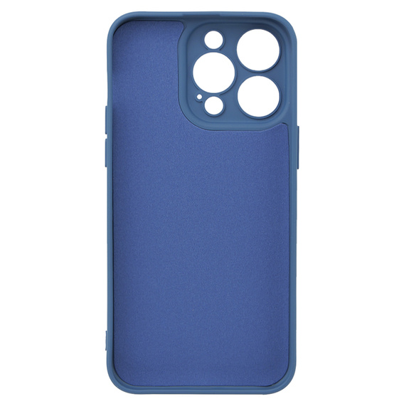 Чoхол до iPhone 15 Pro Max, Silicone Lite, темно-синій