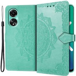 Чохол-книжка для Oppo A98 5G, Mandala, зелений
