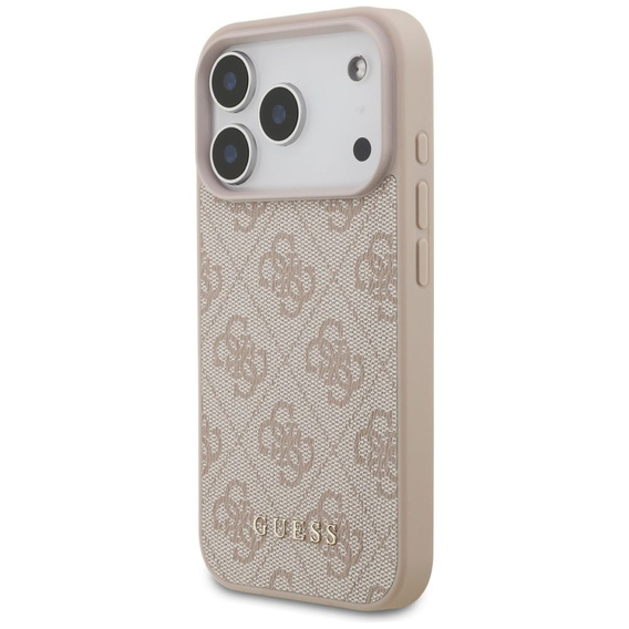 Чохол GUESS 4G Metal Gold Logo для iPhone 17 Pro