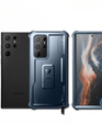 Броньований чохол для Samsung Galaxy S22 Ultra, Dexnor Full Body, темно-синій