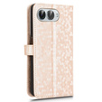 Флип-кейс для T Phone 3 5G, Wallet Rhombus, золотой