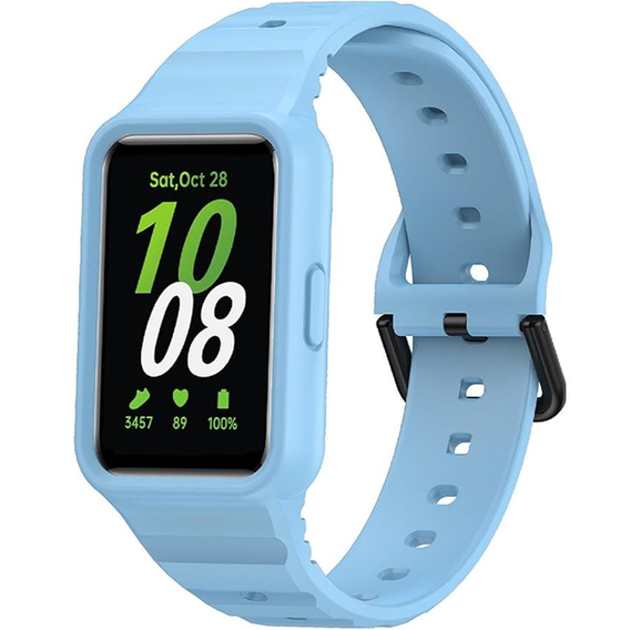 Силиконовый ремешок с чехлом для Samsung Galaxy Fit 3