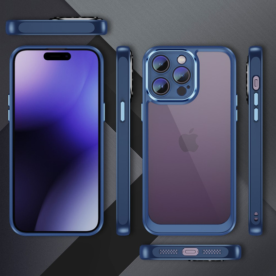 Чехол для iPhone 15 Pro Max, ERBORD Impact Guard, синий