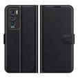 Кожаный чехол Wallet PU Leather для Realme GT Explorer Master, Black
