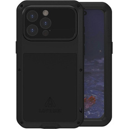 Чехол Love Mei до iPhone 15 Pro Max, armored with glass, чёрный