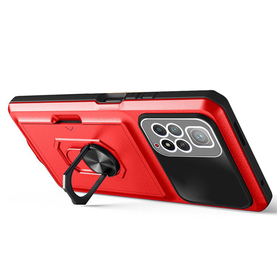 Чехол Premium Kickstand для Xiaomi Redmi Note 11 / 11S, Red