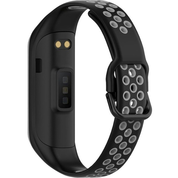 Силиконовый ремешок для Samsung Galaxy Fit 2 SM-R220, Black / Grey