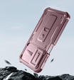 Бронированный чехол для Samsung Galaxy A16, Dexnor Full Body (Two Frames), розовый