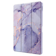 Чехол для Apple iPad Air 11" 6 gen. 2024, Smartcase Hybrid, с местом для стилуса, Marble фиолетовый