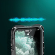IP68 Водонепроницаемый чехол для iPhone 15 Pro, SHELLBOX MagSafe, чёрный