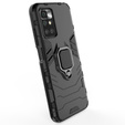 Чехол до Xiaomi Redmi 10, Kickstand Ring, чёрный