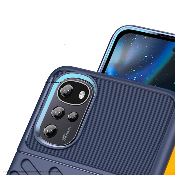 Чехол до Motorola Moto G22, Thunder, синий