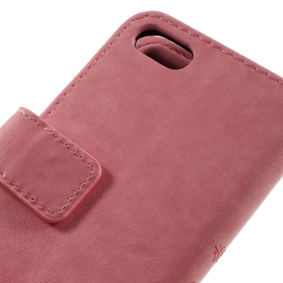 Чохол-книжка для iPhone 7/8/SE 2020/SE 2022, Butterfly, рожевий