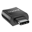 Адептер HOCO - USB-C TYPE-C на Lightning, Black