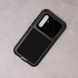 Чoхол Love Mei до Samsung Galaxy A54 5G, armored with glass, зелений