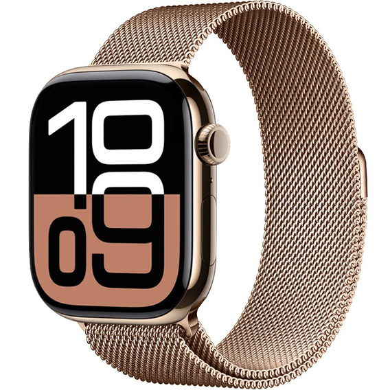Браслет Milanese для Apple Watch  1/2/3/4/5/6/7/SE (42/44MM) - Rose Gold