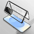 Чохол для Samsung Galaxy S25, Magnetic Dual Glass, чорний
