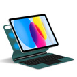 Чехол-клавиатура для iPad 10.9" 2022 (10 gen.) / iPad 11" 2025 A16 (11 gen.), Magnetic Keyboard Touchpad, зелёный