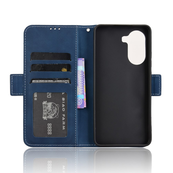 Футляр з клапаном для Xiaomi Poco X7 Pro 5G, Card Slot, темно-синій