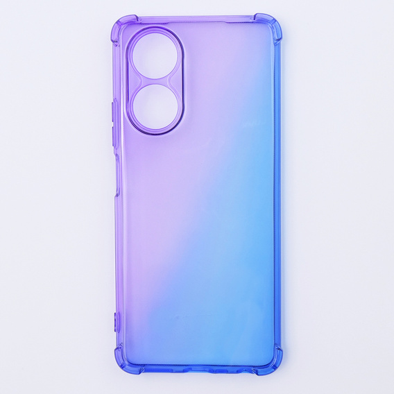 Чехол для Oppo A58 4G, Gradient Dropproof, Фиолетовый / синий