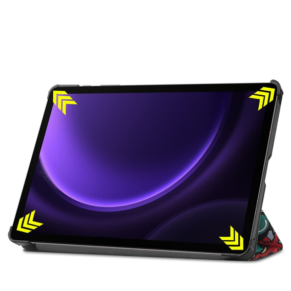 Чехол для Samsung Galaxy Tab S10 Lite / S10 FE / S9 FE, с откидной крышкой, graffiti
