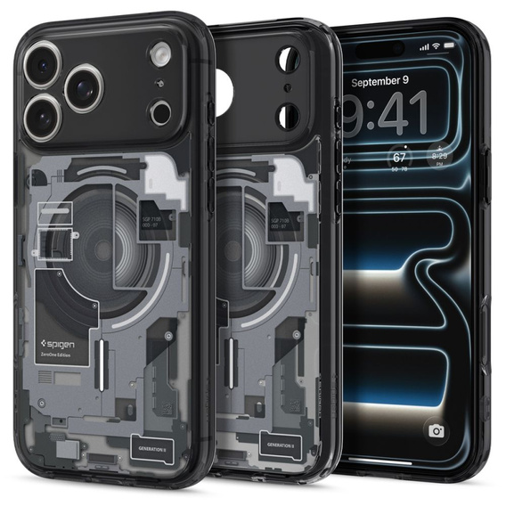 Чохол Spigen до iPhone 15, Ultra Hybrid Mag, Zero One